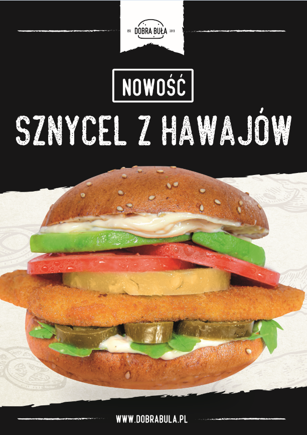 Dobre burgery Warszawa - Sznycel z Hawajów